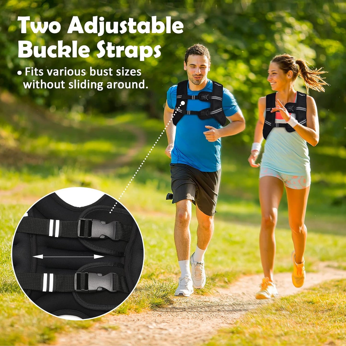 Unleash Your Potential: Weighted Vest with Ankle/Wrist Weights – Elevate Your Workout Journey